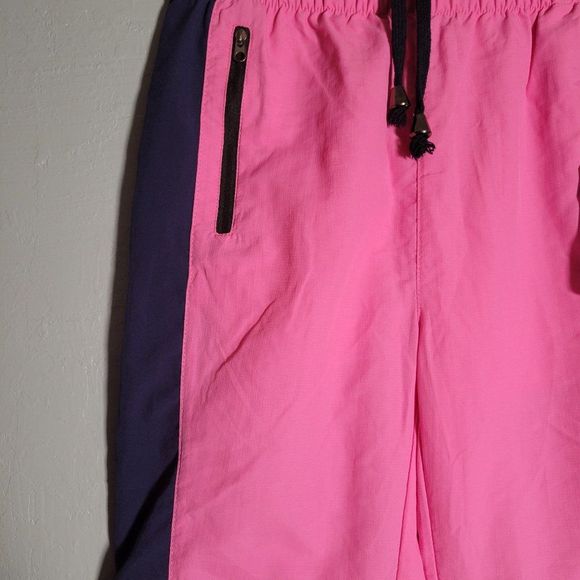NWT M2C Pink and Blue 2 in 1 Wind Pants and Shorts Removable Legs Size Small - Picture 4 of 6